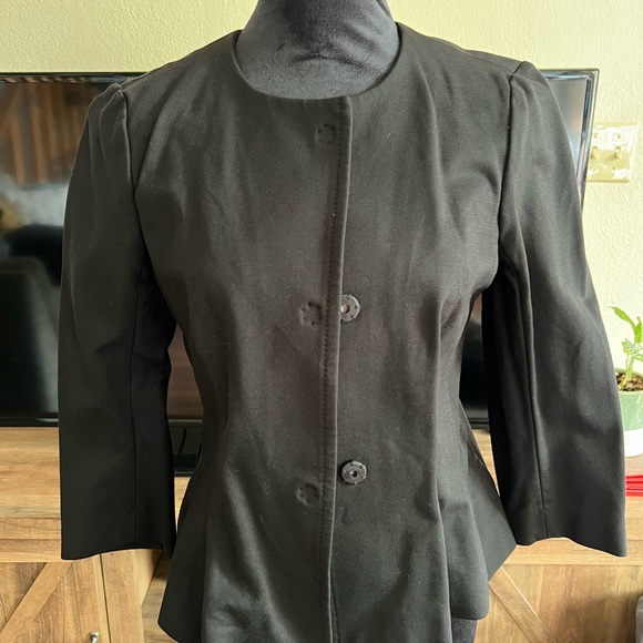 Banana Republic Black Blazer Tailored Professional Style - Picture 1 of 4